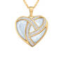 I Love You Diamond Wrapped Pendant, I Love You Diamond Wrapped Pendant 11492 0010 b front