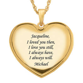 Personalized Diamond Initial Heart Pendant 11279 0019 b back
