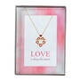 Love is the Answer Birthstone Pendant, Personalized Love is the Answer Birthstone Pendant 10553 0018 m gift box