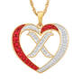 Granddaughter Initial Heart Pendant, For My Granddaughter Diamond Initial Heart Pendant 10121 0011 a x initial