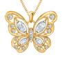 The Birthstone Butterfly Diamond Pendant 2030 001 8 4