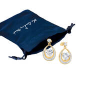 Heart to Heart Journey Pendant with FREE Matching Earrings 10685 0035 h gift pouch earring