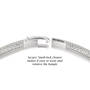 The Platinum Promise Eternity Bangle, Platinum Promis Eternity Bangle 11408 0013 c clasp