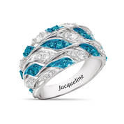 Personalized Blue Ocean Waves Ring with FREE Matching Earrings, Personalized Blue Ocean Waves Ring FREE Matching Earrings 12161 0018 b ring