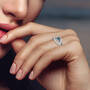 The Blue Wave Diamond Ring, The Blue Wave Diamond Ring 11067 0015 m model