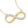 Michael OConnor Diamond Infinity Pendant 11142 1996 b closeup