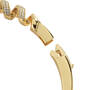 Golden Swirl Bangle, Golden Swirl Bangle 12331 0013 b clasp