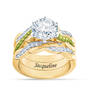 Birthstone Ring Set, I Still Do Birthstone Ring Set Aug 6740 0028 a main