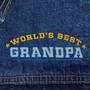 World's Best Grandpa Personalized Denim Jacket, Grandpa Denim Jacket 11145 0011 c embroidery
