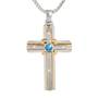 Birthstone Salvation Men's Pendant, Birthstone Salvation Mens Pendant 6007 001 8 12