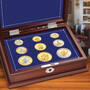 The Complete Platinum and Gold Enhanced Bicentennial Mint Mark Set, Platinum and Gold Enh Bicent Mint Mark Set 12147 0017 b display