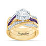 Birthstone Ring Set, I Still Do Birthstone Ring Set Feb 6740 0028 a main