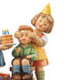 M.I. Hummel Figurine - Birthday Surprise, Birthday Surprise 10928 0016 b closeup 2