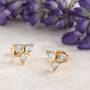 Diamond Trio Stud Earrings, Diamond Trio Stud Earrings 11142 0717 m lifestyle