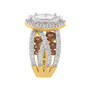 Six Carat Mocha Kiss Ring 12114 0016 b side