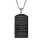 The 10 Commandments Black Diamond Pendant, The 10 Commandments Black Diamond Pendant 12294 0018 c back