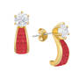 Birthstone Fire Earrings, Birthstone Fire Earrings 2581 0052 g july