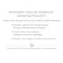 Embrace, Empower, Endure Diamond Pendant, Embrace, Empower, Endure Diamond Pendant 11785 0198 z card