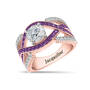 Birthstone Statement Ring, Birthstone Statement Ring 11176 0013 b february