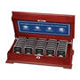 The Complete Uncirculated 20th Century Silver Dollar Treasury, The Complete Uncirculated 20th Century Silver Dollar Treasury 1021 0037 d display