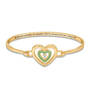 Daughter Birthstone and Diamond Bangle, Daughter Birthstone and Diamond Bangle 1821 0021 h 8 August