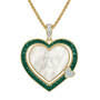 Birthstone&Diamond Heart Pendant 12465 0011 e may