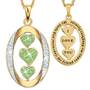 My Daughter “I Love You” Birthstone & Diamond Pendant, My Daughter I Love You Diamond Pendant 1136 001 3 8
