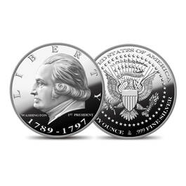 US Presidential Silver Commemoratives 9154 0203 a Washingtoncommemorative