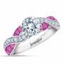 Birthstone Swirl Personalized Ring, Birthstone Swirl Ring 6366 001 3 10