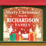 The Personalized Family Holiday Lighted Train, The Personalization Family Holiday Lighted Train 12009 0014 b closeup
