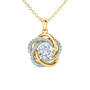 Perfectly Paired Love Knot Pendant with FREE Matching Earrings, Perfectly Paired Love Knot Pendant with FREE Matching Earrings 4922 0098 b pendant