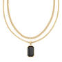 Black Onyx Pendant with FREE 22 Curb Link Chain 12571 0012 a main