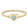 Daughter Birthstone and Diamond Bangle 1821 0021 a 3 march