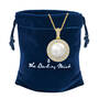 My Granddaughter “I Love You" Pearl & Diamonisse Pendant, My Granddaughter I Love You Pearl and Diamonisse Pendant 10879 0015 g gift pouch