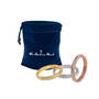 The Eternity Trio Tri-color Ring Set, The Eternity Trio Ring Set 11250 0012 g gift pouch