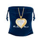 Footprints in the Sand Diamond Pendant, Footprints in the Sand Diamond Pendant 12243 0010 g giftpouch