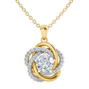 A Forever Bond Granddaughter Love Knot Pendant with FREE Matching Earrings and card, A Forever Bond Love Knot Pendant 10132 0018 b necklace