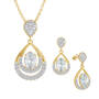 Birthstone Necklace with FREE Matching Earrings, Birthstone Necklace Earring Set 6930 0010 d april