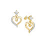 Heart of Faith Personalized Diamond Cross Pendant with FREE Matching Earrings, Heart of Faith Personalized Diamond Cross Pendant with FREE Matching Earrings 12242 0011 d earring