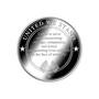The U.S. Marine Corps Shield of Honor Commemorative, Shields of Honor Silver plated Commemorative 11736 0040 k back