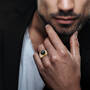 Onyx Treasure Diamond Ring, Onyx Treasure Mens Diamond Ring 11581 0012 m model