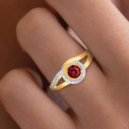 January Birthstone Diamond Swirl Ring 11760 0015 m model