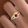 January Birthstone Diamond Swirl Ring 11760 0015 m model