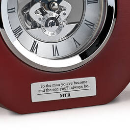 To My Son Personalized Desk Clock 12192 0011 e closeup