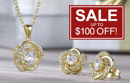 Jewelry sale up to 100 dollars off