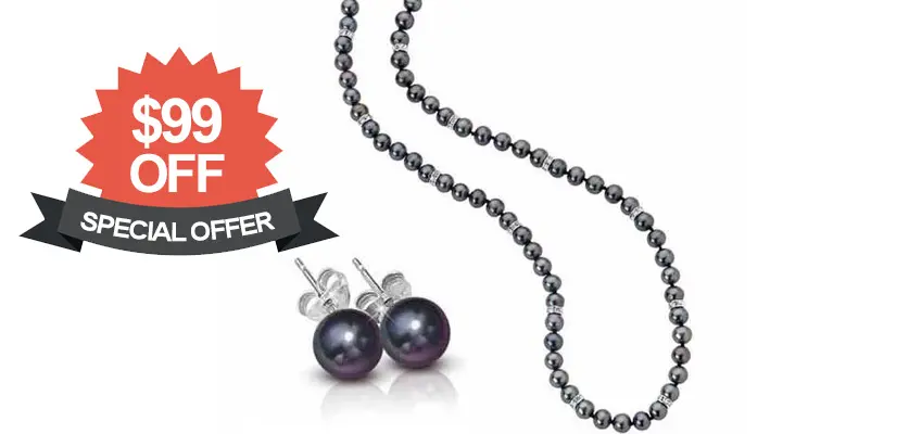 black pearl necklace